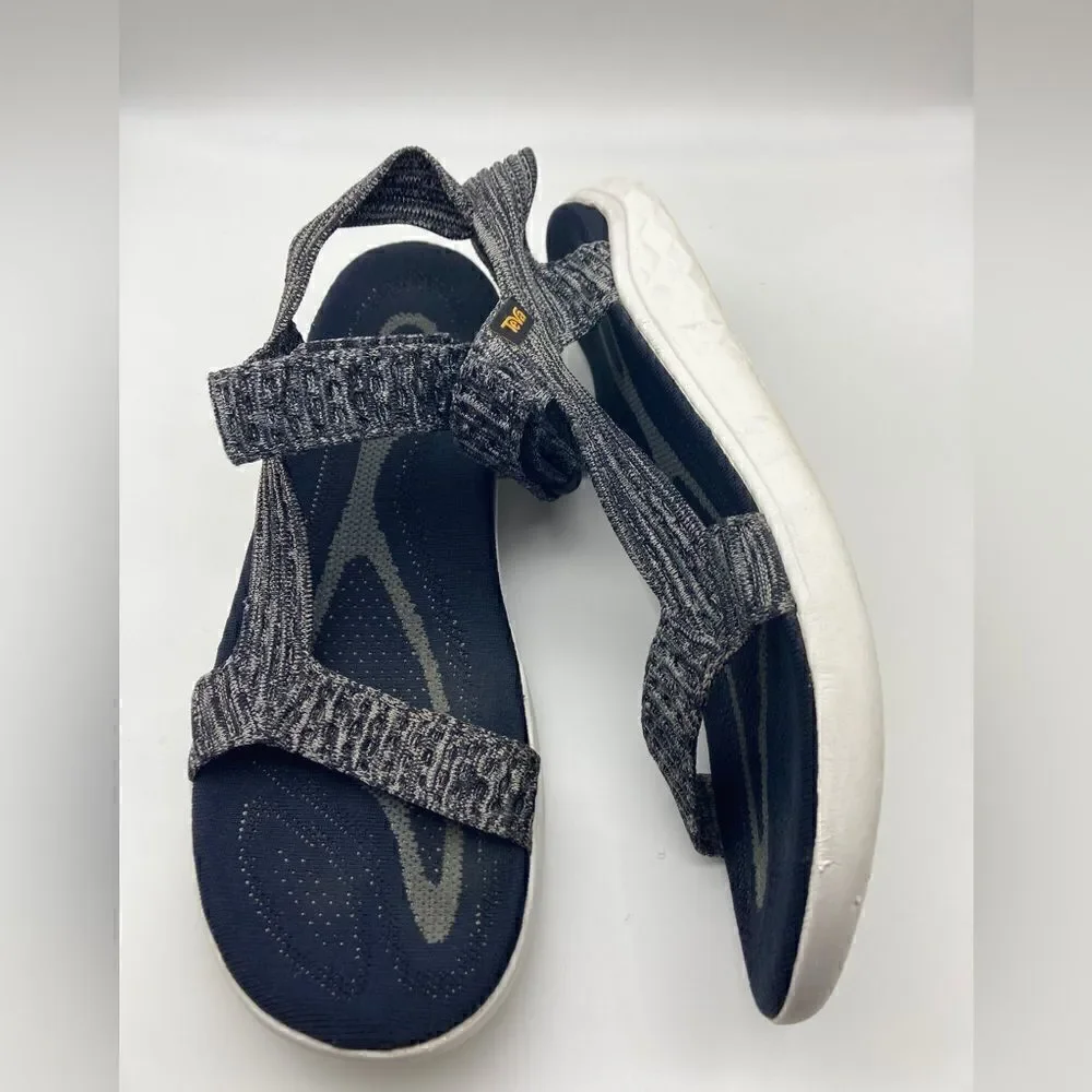 Teva Float 2 Evolve Knit Men's Sandals Size 12 Grey/Black Color